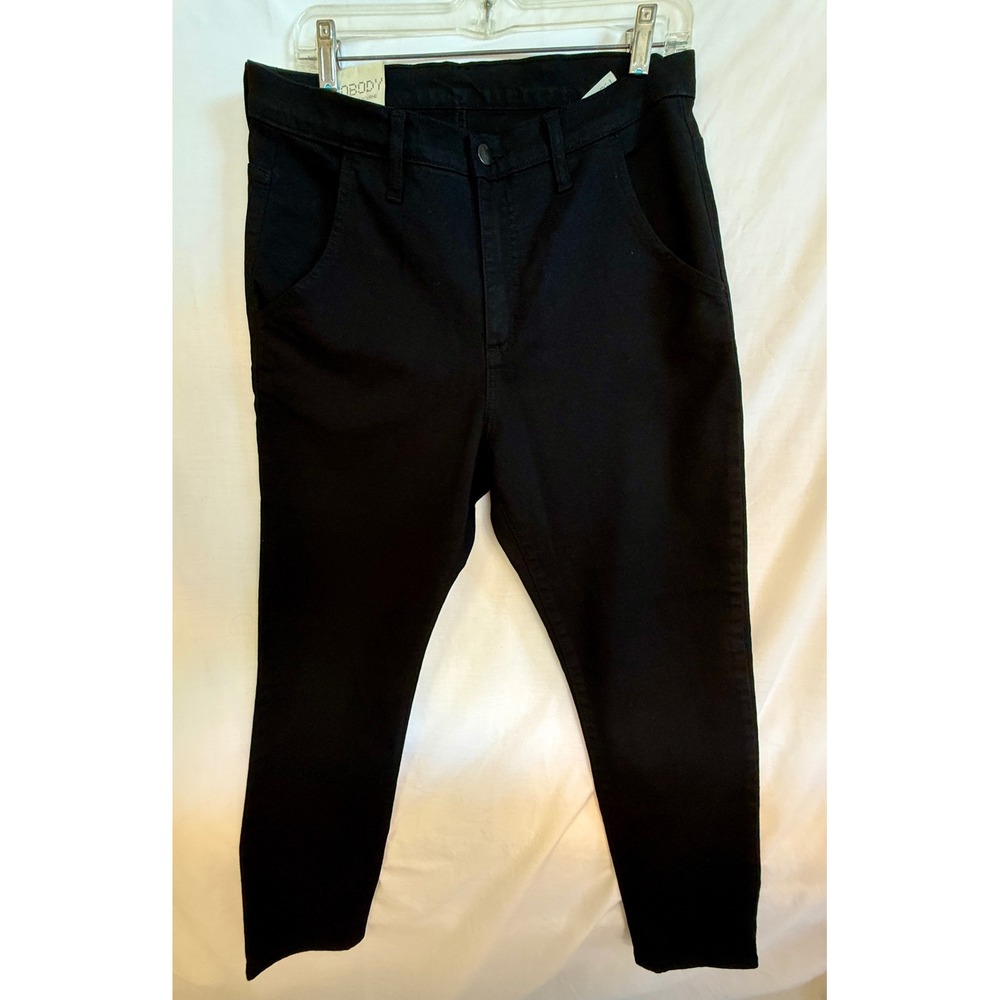Nobody Denim Cult Skinny Jeans Power Black High Rise Stretch Pants Size 28 NWT